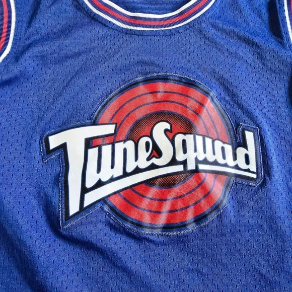 Looney Tunes Space Jam TuneSquad Basketball Jersey Jordan #23 Youth Large Blue - Picture 2 of 5